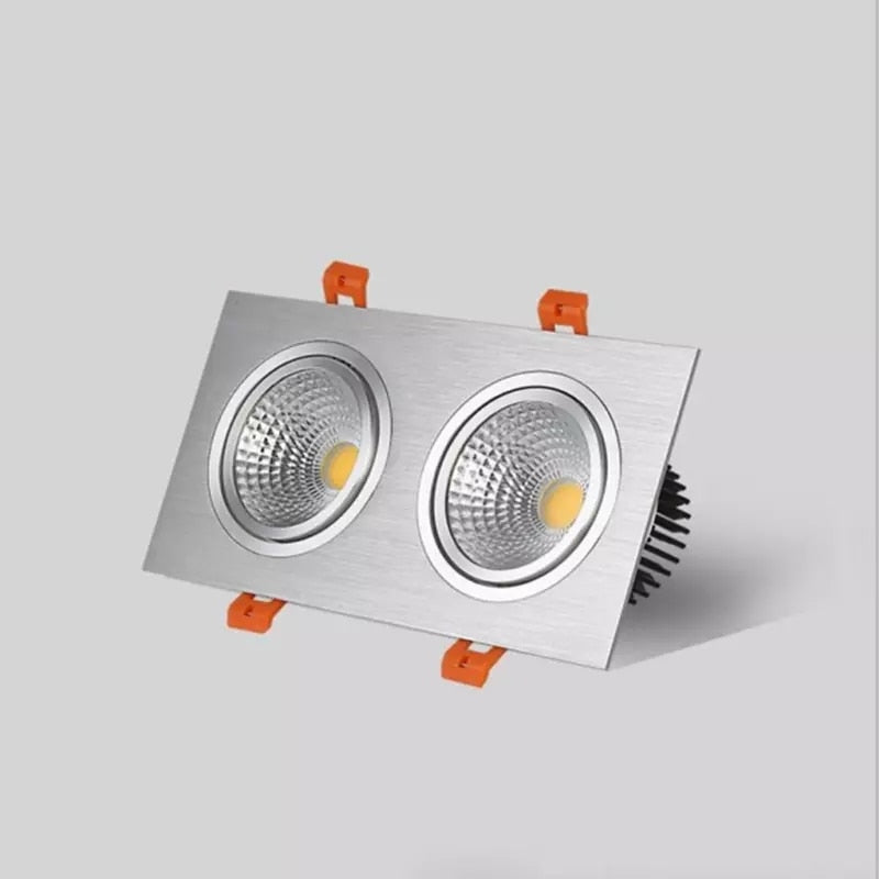 square cob Dimmable Led downlight light Ceiling Light 7w 10w 14w 20w 21W 30W ac110-230V ceiling recessed Lights Indoor Lighting