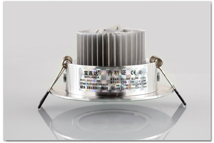 Silver Ultra gorgeous LED Downlight Recessed Cabinet Wall AC220V 220V 3W Recessed LED Spot Light Decoration Ceiling Lamp Home