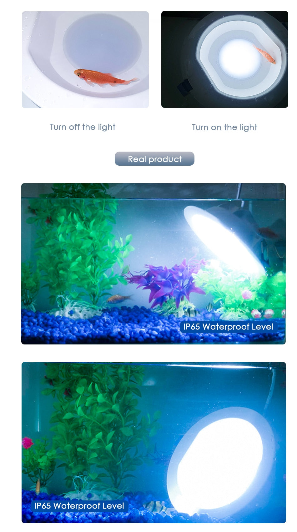 LED Downlight 6W 13W 20W Indoor Spot Light Round IP65 Waterproof Recessed Lamp Bathroom Kitchen Aquarium Outdoor 220V 240V