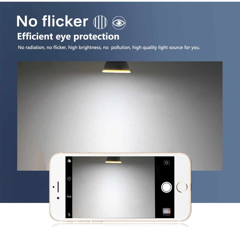 E27 E14 MR16 GU10 LED Bulb 220V COB High Brightness LED Spotlight Bulbs Condenser Lamp for Downlight Energy Saving Home Lighting