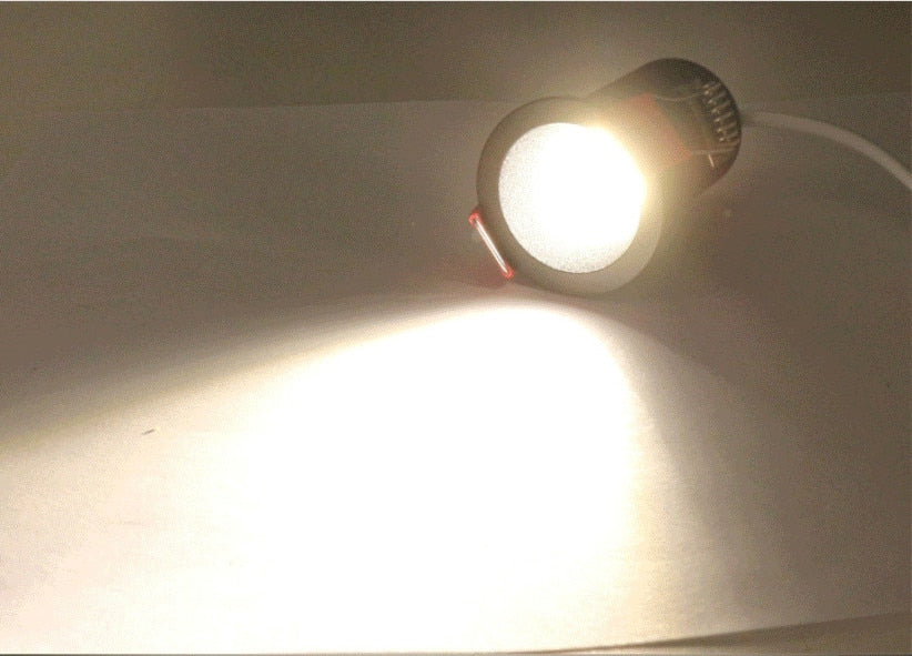 Dimmable Anti Glare COB LED Downlights 5W/7W/10W LED Ceiling Spot Lights Warm Cold White Background LED Lamps Indoor Lighting