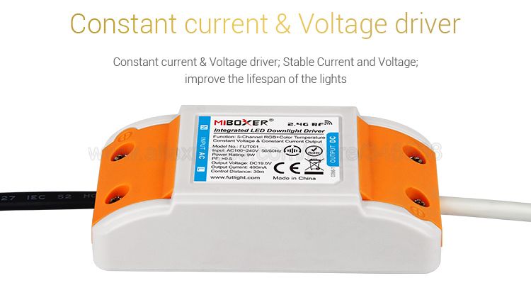 MiBoxer FUT061 9W Smart RGB+CCT LED Recessed Ceiling Downlight AC100-240V Support 2.4G RF Remote WiFi APP Voice Control