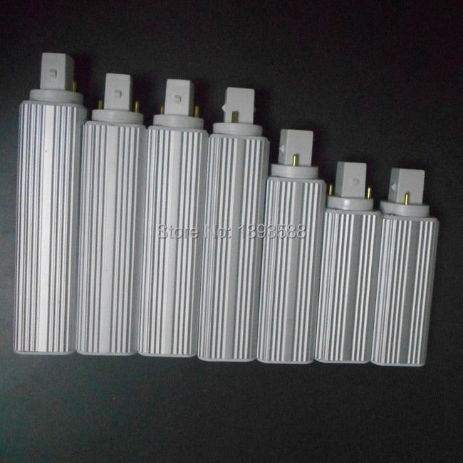 LED G24 AC85-265V led bulb Lamp real power 5W 7W 9W 10W 11W 12W 13W 14W SMD5730 5050 2835 downlight bulb