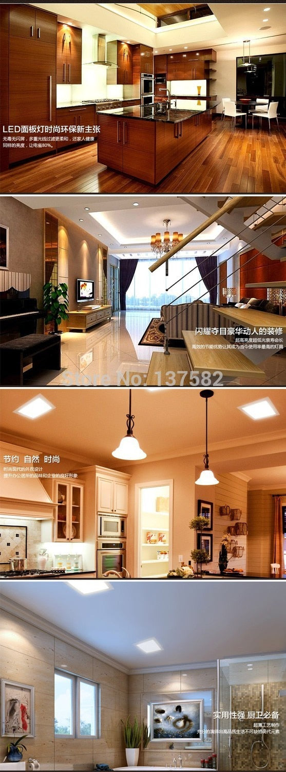 25 Watt Dimmable Ultra thin design LED Dimmable Ceiling Recessed Grid Downlight / Slim Square Panel Light