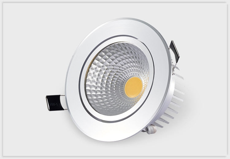 Super Bright Dimmable Recessed Sconces LED COB Downlights 3W 5W 7W 12W 15W 20W LED Spot Lights AC85-265V LED Ceiling Lamp Decora