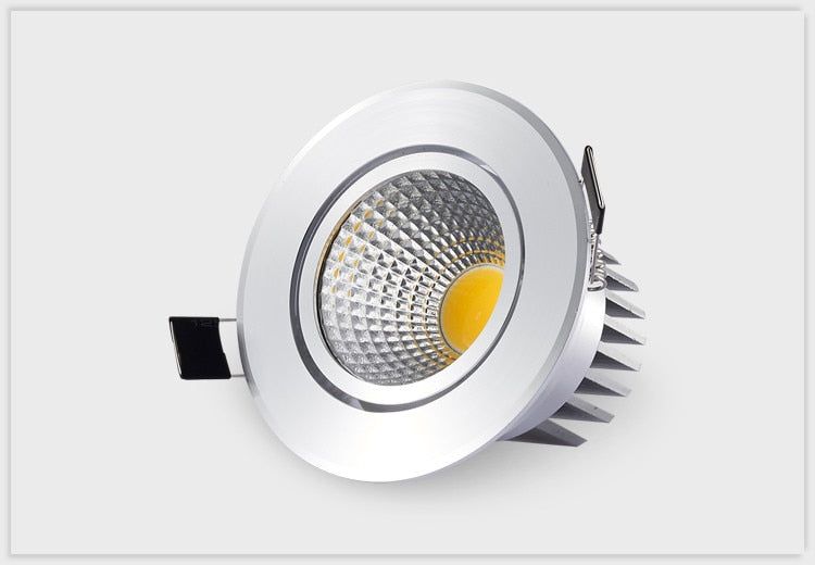 Super Bright Dimmable Recessed Sconces LED COB Downlights 3W 5W 7W 12W 15W 20W LED Spot Lights AC85-265V LED Ceiling Lamp Decora
