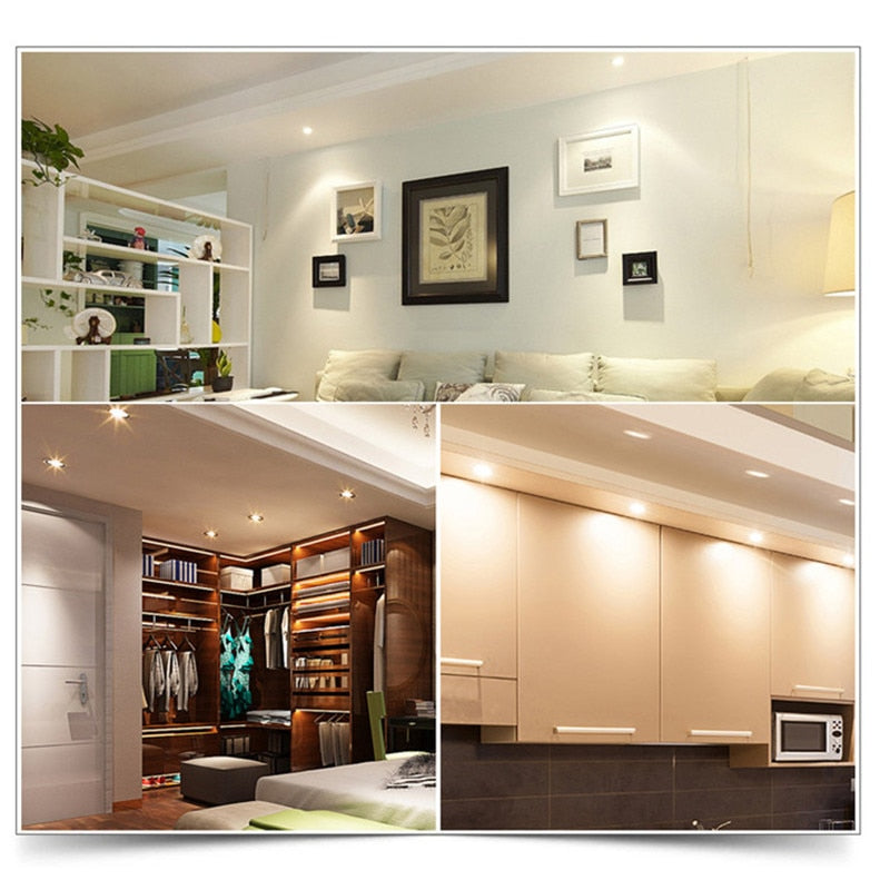 Super Bright Dimmable Recessed Sconces LED COB Downlights 3W 5W 7W 12W 15W 20W LED Spot Lights AC85-265V LED Ceiling Lamp Decora