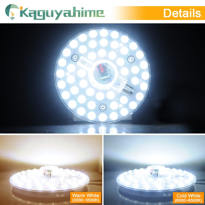 Kaguyahime Mini/Octopus/Round LED Downlight Module Source 220V 12W 16W 18W 24W Lighting Replace Spot LED Tube Light LED Lamp