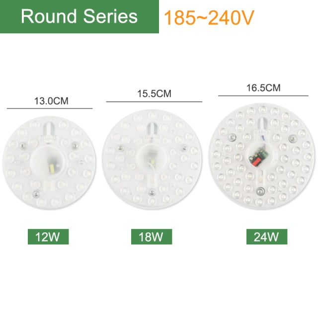 Kaguyahime Mini/Octopus/Round LED Downlight Module Source 220V 12W 16W 18W 24W Lighting Replace Spot LED Tube Light LED Lamp