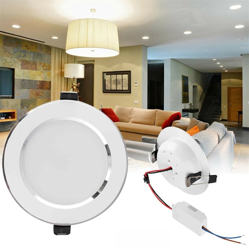 LED Recessed Ceiling Light Downlight Lamp 5PCS Dimmable 21W 18W 15W 12W 9W 7W 5W 3W 110V 220V With Driver Lighting Lamps