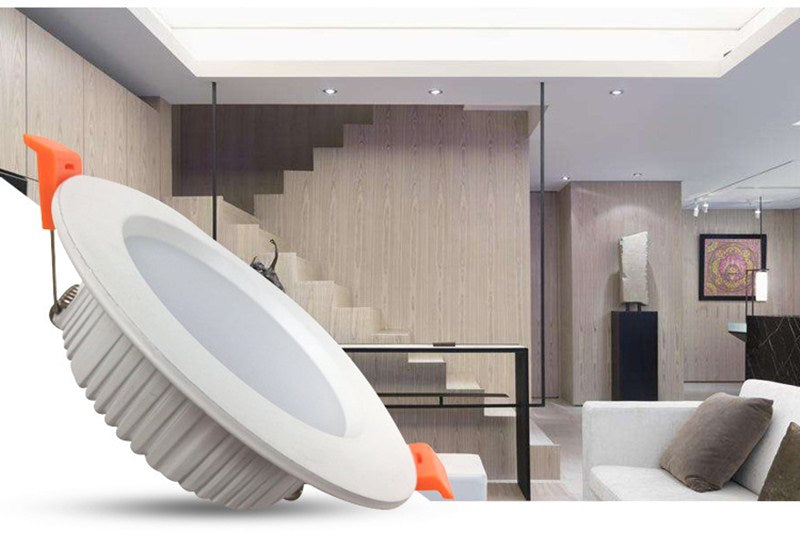 Ultra Bright Round LED Downlight 3W 5W 7W 9W 12W 15W 18W 24W 30W Aluminum AC110V 220V LED Down Light Ceiling Recessed Spot Light