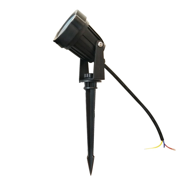 Outdoor LED Garden Lawn Light 9W Landscape Lamp Spike Waterproof DC12V Path Bulb Warm White Green Spot Lights 220V 110V