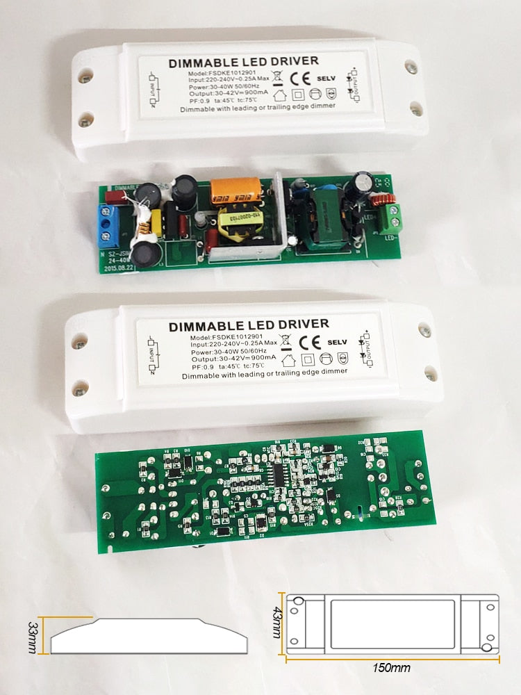 Dimmable LED Driver Dimming LED Power supply 3w 5w 7w 9w 12W 15W 24w led lighting transformer downlight lamp spotlight driver