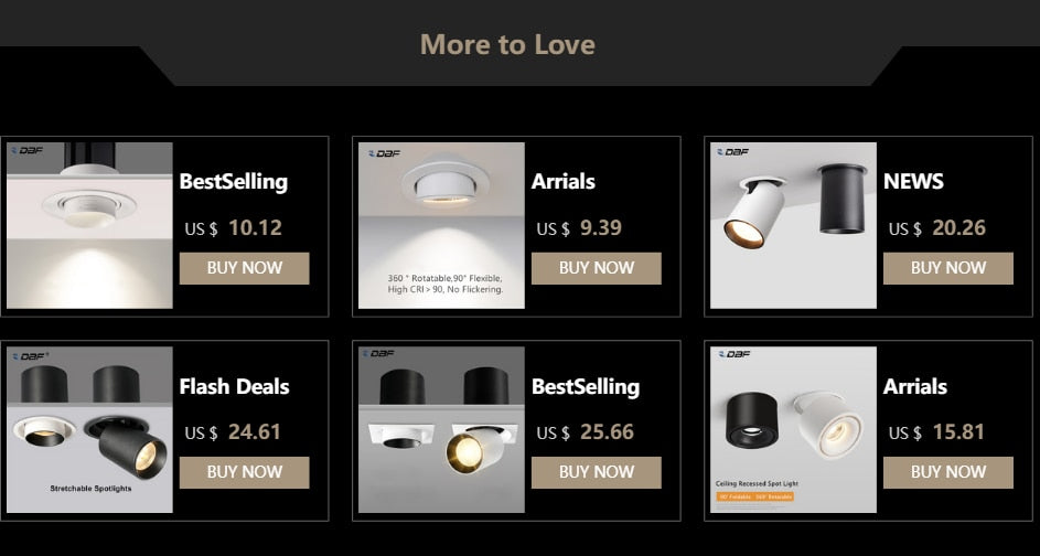 DBF 2020 Frameless 3 Light Temperatures Changeable Recessed LED Downlight 7W 10W 12W 15W Round LED Ceiling Spot Light Bedroom