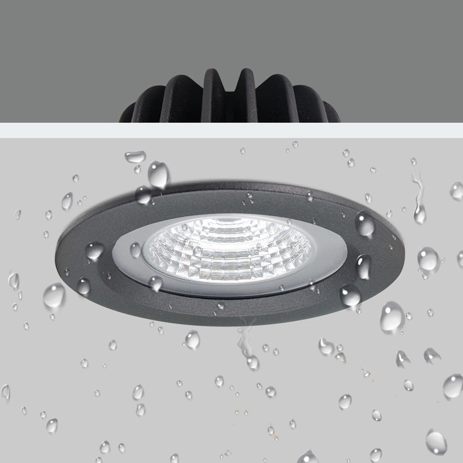 IP65 Waterproof Fire-proof LED Downlight 15W 12W 7W 5W Recessed LED Lamp Spot Light LED for sauna steam bath kitchen bathroom