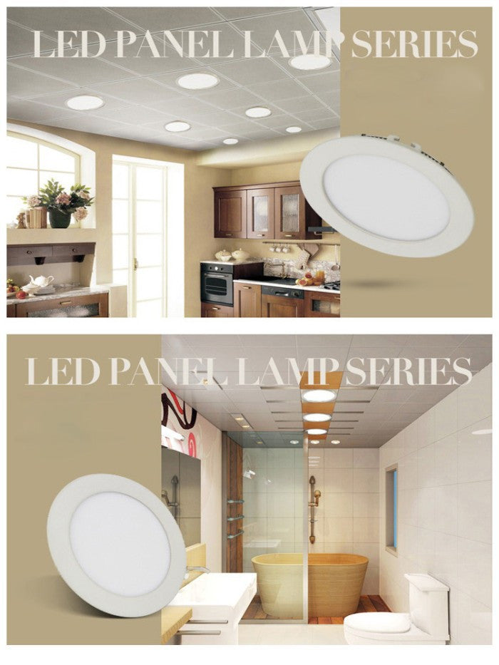 LED downlight AC/DC 12V 24V 3W 4W 6W 9W 12W 15W 25W led ceiling recessed grid downlight round panel light