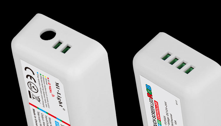 FUT025 Miboxer DC12-24V 2.4G Wireless Touch screen led RGB controller 18A RF remote control for led RGB strip/bulb/downlight/tap