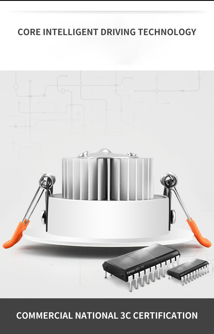 Downlight Led Small Hole Light Embedded Hole 5cm5.5cm6cm6.5cm Cat's Eye Light Ceiling Spotlight Living Room