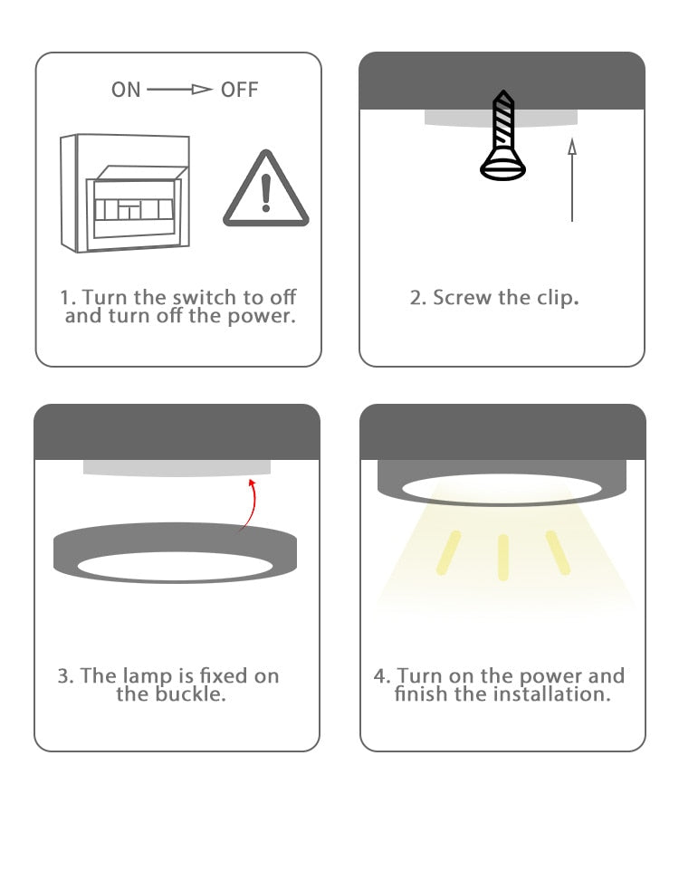 Surface Mounted Led Downlights Led Spot Light Lamp AC85~265V 12W/22W/32W/50W/60W Downlight Ceiling Spot Led Lighting Fixture for Home