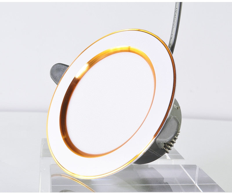 Kaguyahime 1pc/4pcs 3W-15W LED Downlight 220V 110V Round LED Recessed Spot LED Lamp Panel Light Aluminum Surface For Ceiling 10W