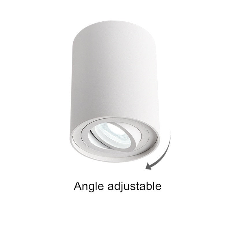 Surface Mounted Dimmable LED Downlight Ceiling light+Replaceable GU10 LED Bulb 9W 12W 15W AC110V 220V LED Ceiling Spot Light