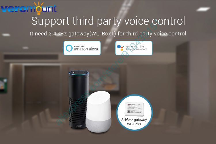 MiBoxer FUT064 9W RGB+CCT Square LED Downlight AC110V 220V Smart Indoor Lamp 2.4G RF Remote Smartphone APP WiFi Voice Control