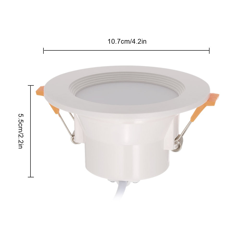 3-inch 7W LED Downlight Round Recessed Lamp 85V-265V Led Bulb Bedroom Kitchen Indoor LED Spot LED Motion Sensor Downlight