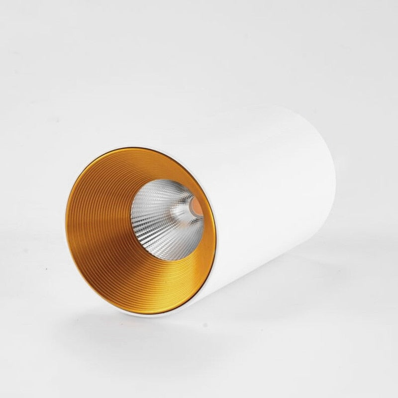 Cylindrical Anti Glare Dimmable LED Downlights 9W 12W 15W COB LED Ceiling Spot Lights AC85-265V LED Ceiling Lamp Indoor Lighting