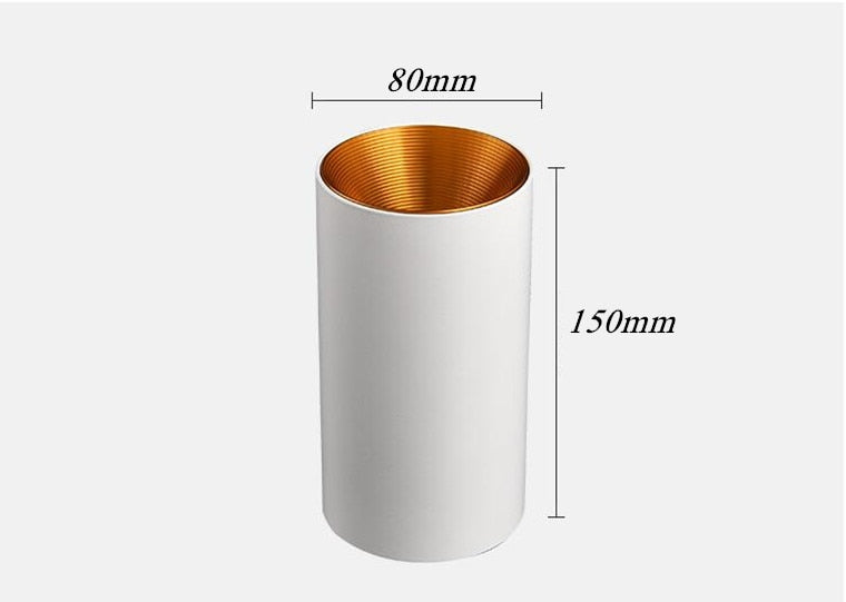 Cylindrical Anti Glare Dimmable LED Downlights 9W 12W 15W COB LED Ceiling Spot Lights AC85-265V LED Ceiling Lamp Indoor Lighting