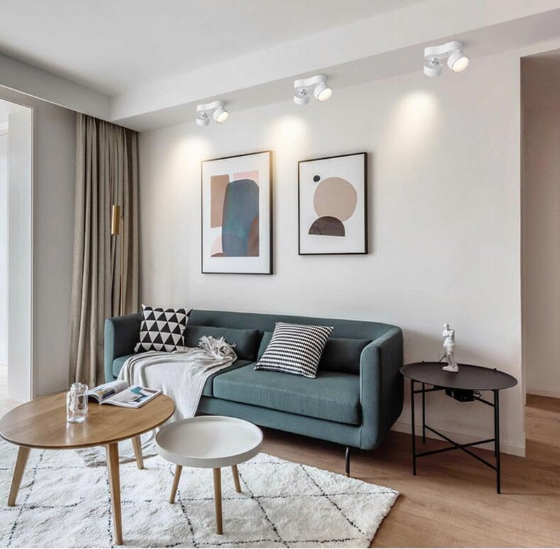 Dimmable Anti Glare Rotating Folding LED Downlights 7W/10W/15W LED Ceiling Spot Lights 85-265V LED Ceiling Lamps Indoor Lighting