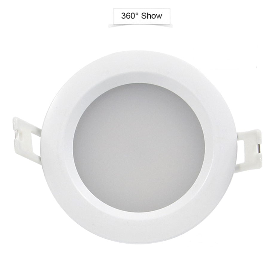 DVOLADOR Waterproof LED Downlight IP65 LED Downlight Spot Light 15W/12W/9W/7W/5W Super Bright AC220V/110V Recessed Ceiling Lamp