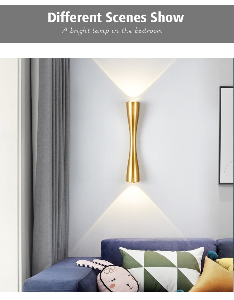 Wall Lamp Led Bulb Lights For Living Modern Home Interior Bedroom Outdoor Decoration Mirror Bedside Gold Downlights Kids Night