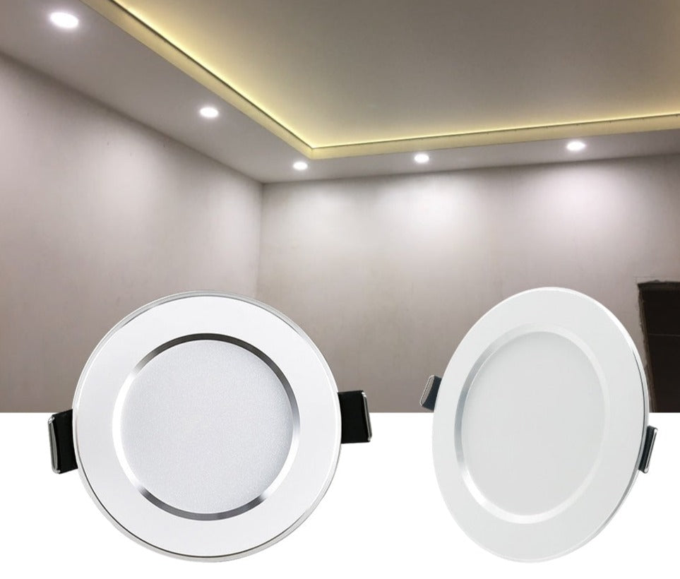 LED Downlight 3W 5W 7W 9W 12W 15W Round Recessed Lamp AC 220V 230V 240V Led Bulb Bedroom Kitchen Indoor LED Spot Lighting
