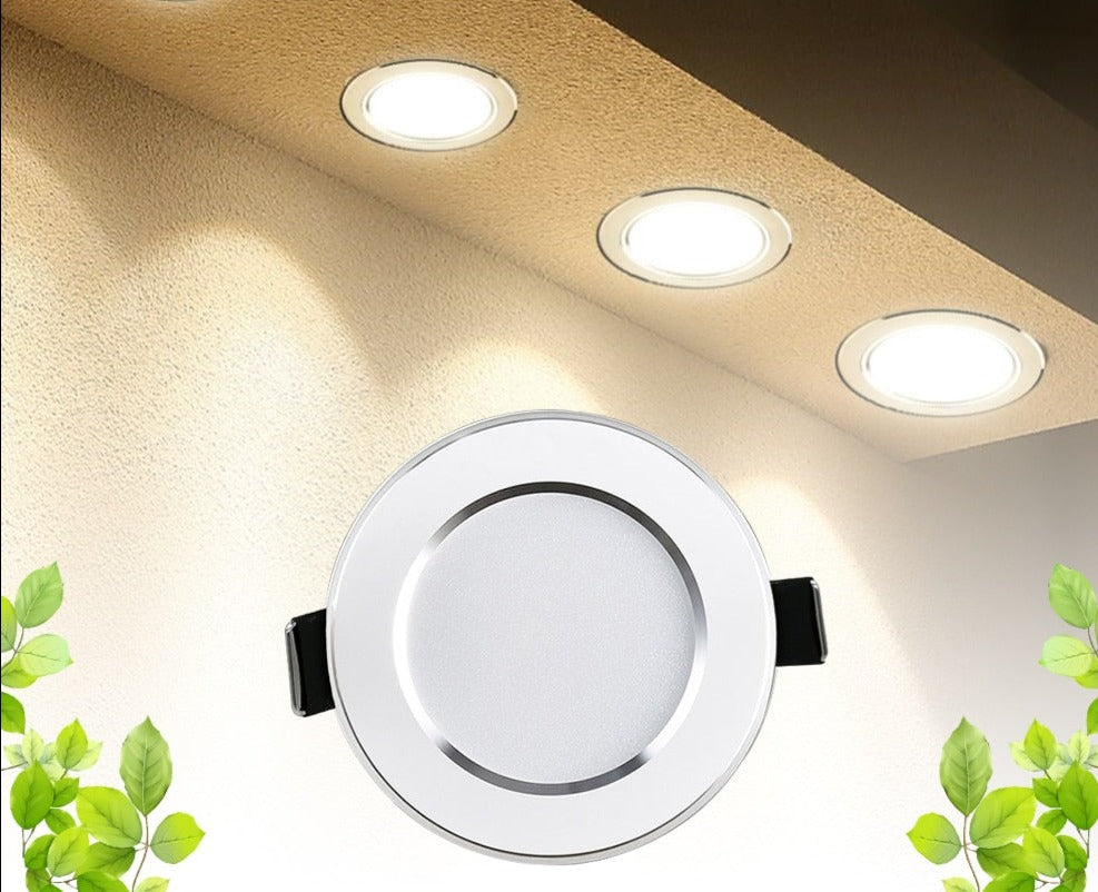 LED Downlight 3W 5W 7W 9W 12W 15W Round Recessed Lamp AC 220V 230V 240V Led Bulb Bedroom Kitchen Indoor LED Spot Lighting