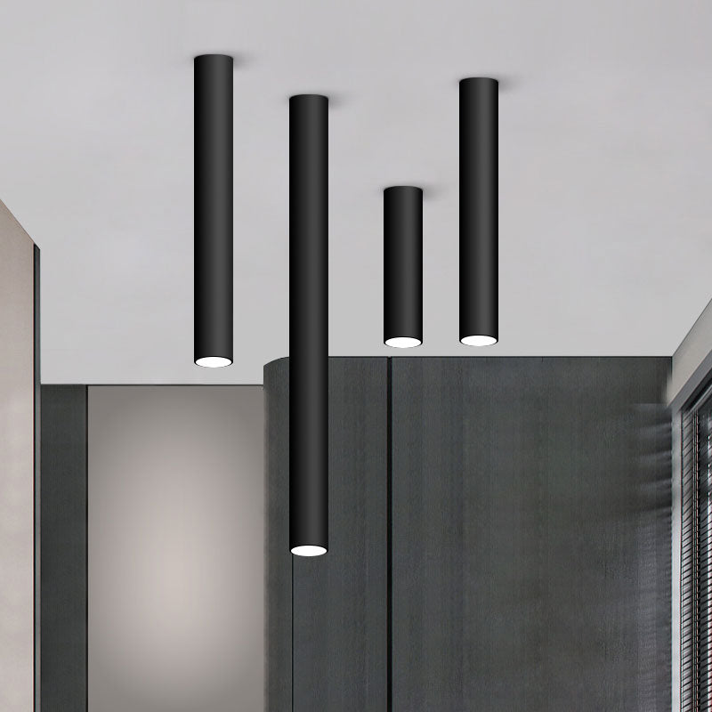 Long Tube Led Downlight Surface Mounted Led Spot Modern Aluminum Spot Light Indoor Living Room Kitchen Store Office Ceiling Lamp