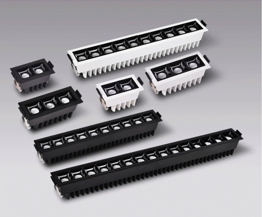 Recessed Square COB Dimmable LED Downlights 2W/4W/6W/10W/20W/30W LED Ceiling Spot Lights AC85V~265V Lights Indoor Lighting