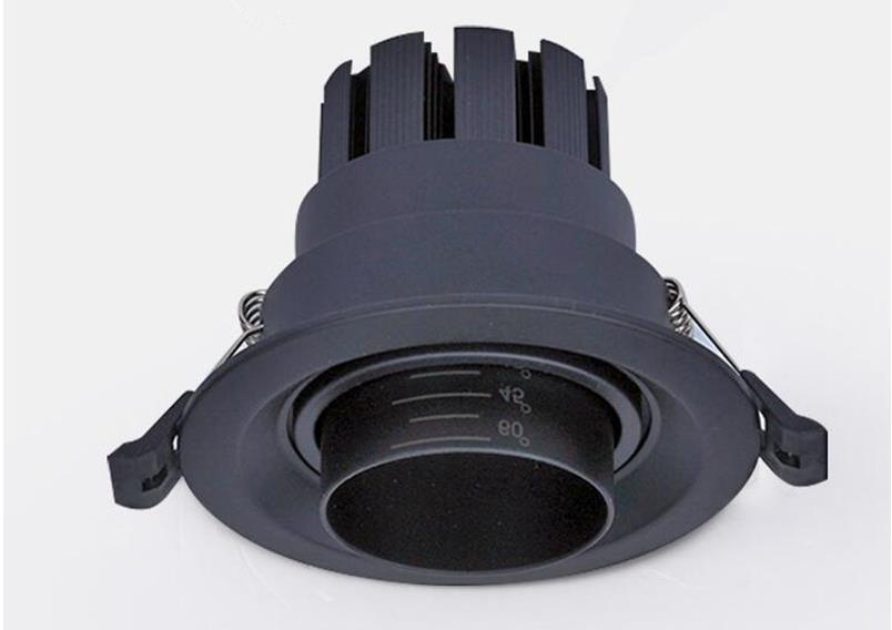 Dimbare Led Ingebed Zoom 15-60 Graden Cob Downlighters 8W 12W 15W 18W 21W 24W Plafondlamp Spot lichten AC110-220V Indoor Verlichti