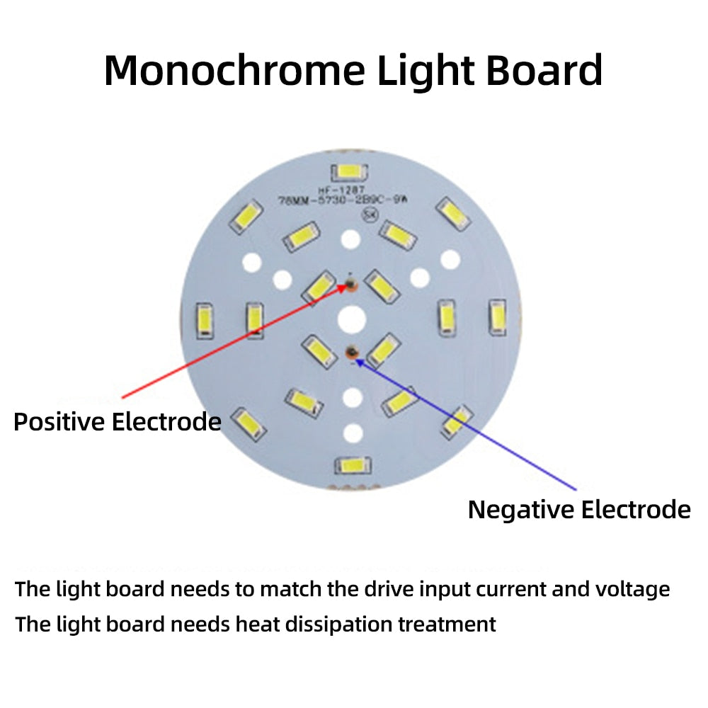 LED Chips SMD5730 Constant Current 5pcs/Lot 3W 5W 7W 9W 240mA 260mA Input Light Bead With Cold White/Warm DIY Downlight