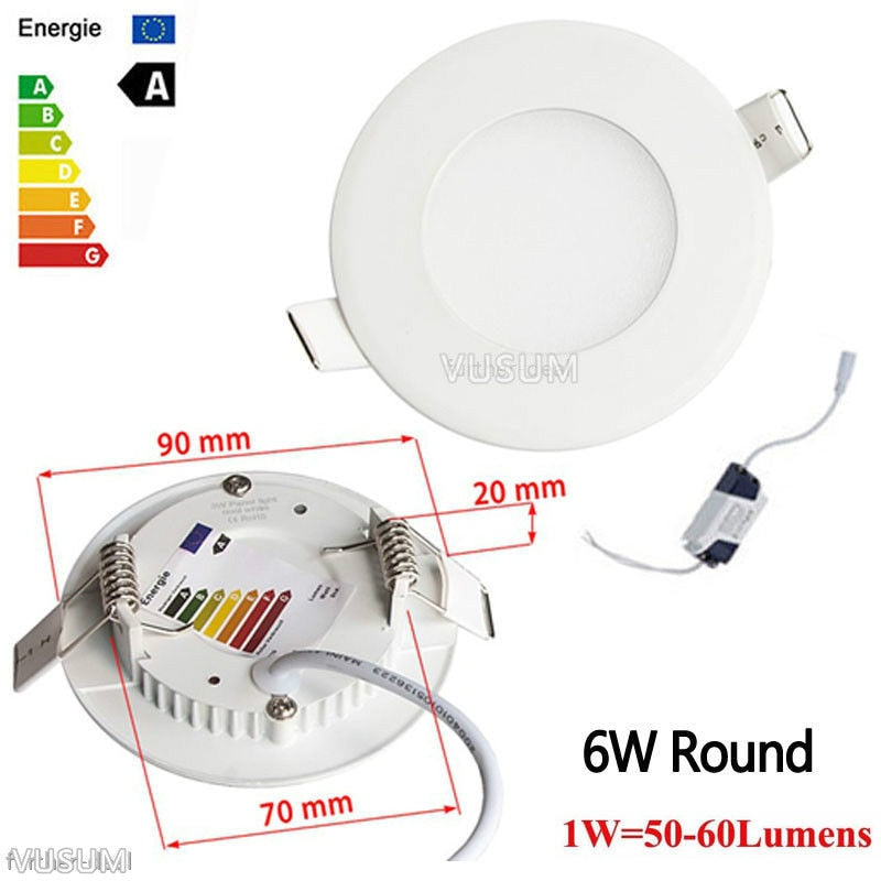 Embedded Round /square Colorful LED RGB Panel Downlight 6W 9W 16W 24W RGB Panel Light AC85-265V LED panel Global lighting