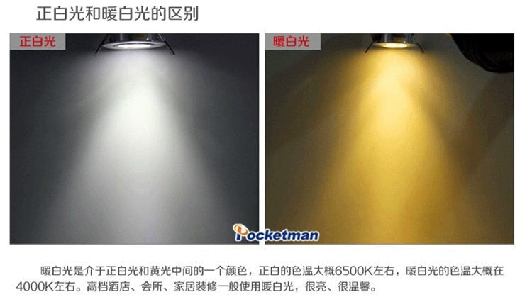 HOT led downlight 220v 9W 12W 15W downlight-led 85V-265V LED Ceiling Recessed LED Wall lamp Spot light LED Driver