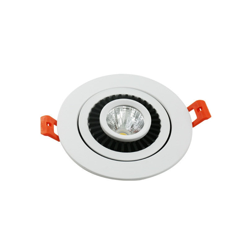 LED Downlight 360 degree adjustable 12V 24V 5W 7W 10W 15W Recessed LED Ceiling Panel light Warm/Natural/Cool White Ceiling Downlight