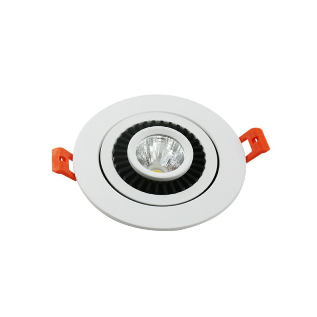 LED Downlight 360 degree adjustable 12V 24V 5W 7W 10W 15W Recessed LED Ceiling Panel light Warm/Natural/Cool White Ceiling Downlight