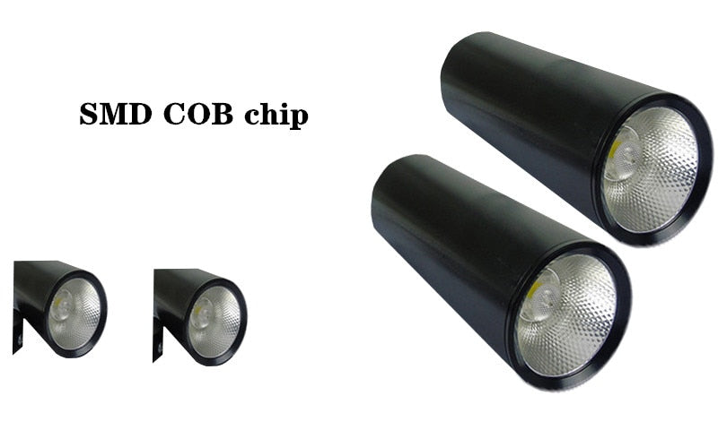 Hanging Wire Downlight 20CM/30CM/60CM Long Tube LED Downlight 3W/7W/12W COB Ceiling Light Cone Decorative Chandelier