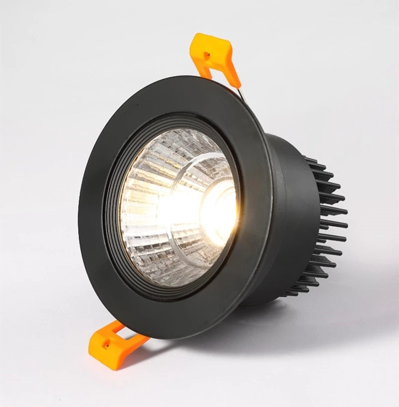 LED COB ceiling downlight /LED Down Light Power: 3W 5W 7W 9W 12W 15W Colour: Warm White(2900- 3100K);Cool white (6000K),