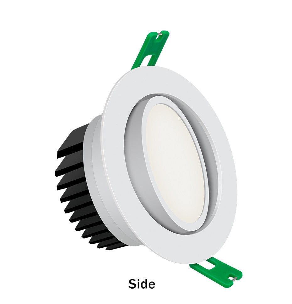 Lights Recessed Led Downlight Dimmable Spot Led Ceiling Lamp Aluminum Round Led Light 5W 7W 10W AC110V 220V For Living Room Lamp