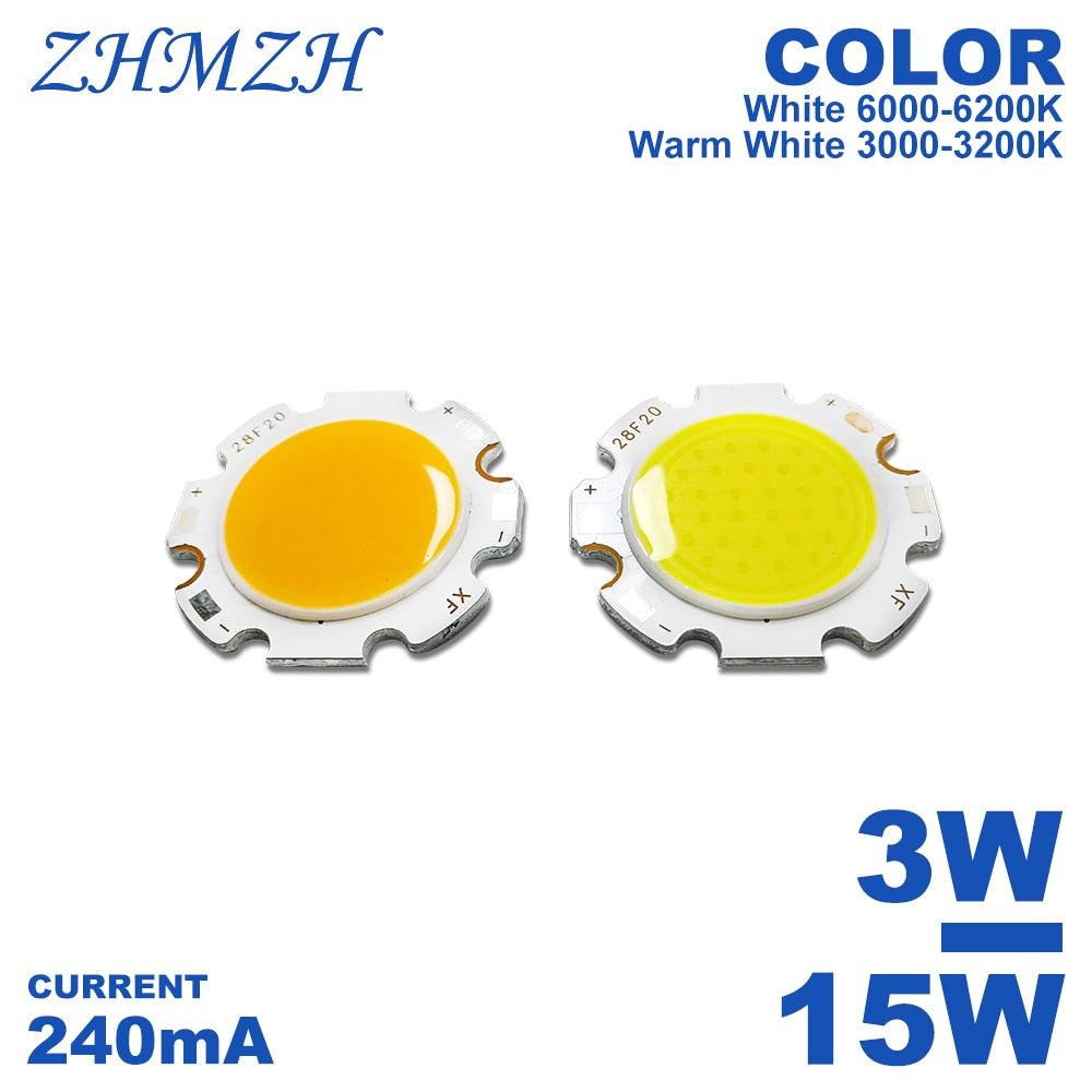 LED Chip Surface Light Source For 20-28MM Downlight & 5pcs/lot 3W 5W 7W 9W 10W COB Panel lights Special COB Lamp LED SMD Chips