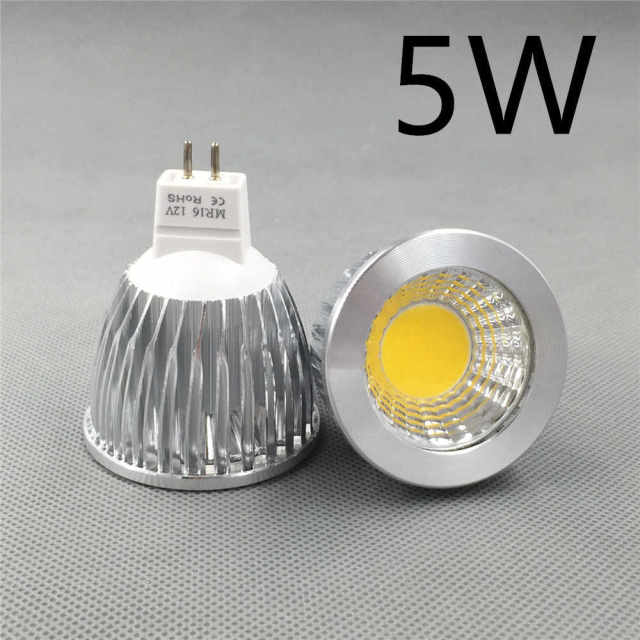 MR16 COB LED lamp 12v MR16 3W 5W 7W Warm White 2700K 3000K 4500k 6000k cool white Downlight Spot Light Bulb Lamp
