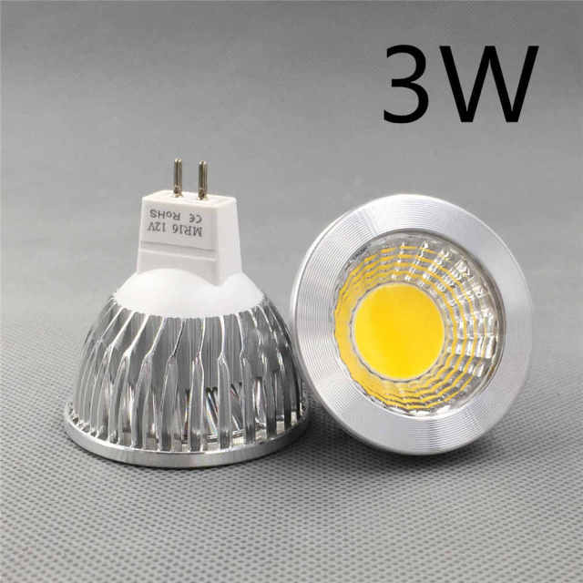 MR16 COB LED lamp 12v MR16 3W 5W 7W Warm White 2700K 3000K 4500k 6000k cool white Downlight Spot Light Bulb Lamp