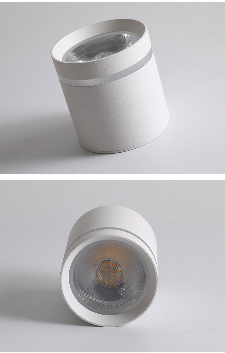 Tinlaibor NO open Fixtures Lighting Bedroom Foyer Bathroom Porch Led Dimmable Ceiling 9W 12W Cob Spot lights Downlight