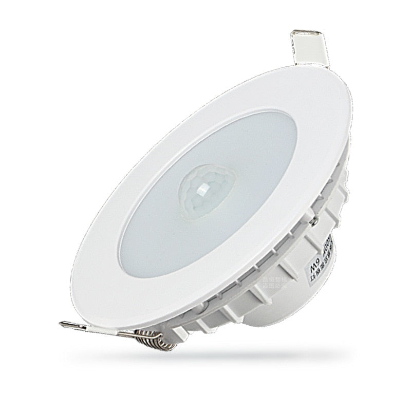 LED Recessed Ceiling Light 6W/9W/12W no flicker PIR Motion Sensor LED Downlight light AC 200-240V